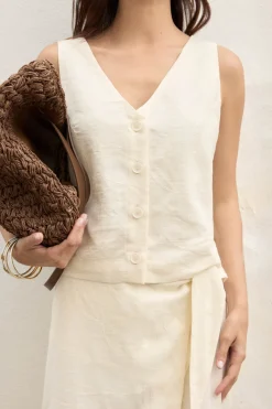 RASSA White Vest