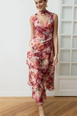RENÉE Print Rose Dress