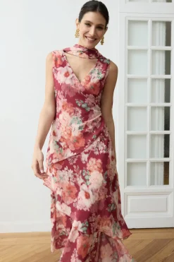 RENÉE Print Rose Dress