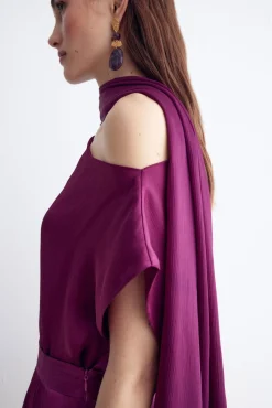 ROYALE Scarf Grape