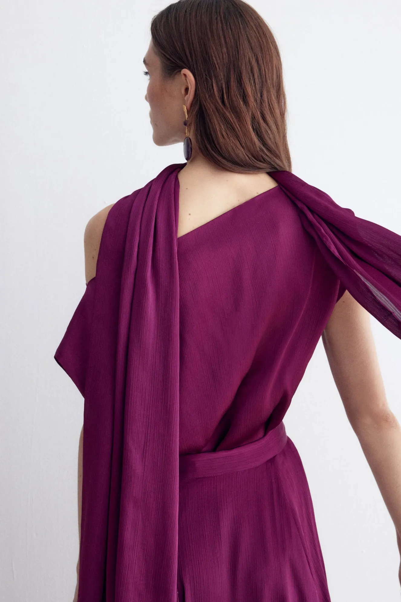 ROYALE Scarf Grape