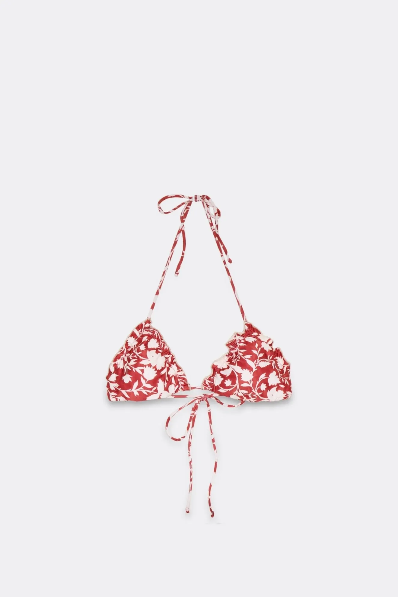 SAMUI Print Burnt Bikini Top