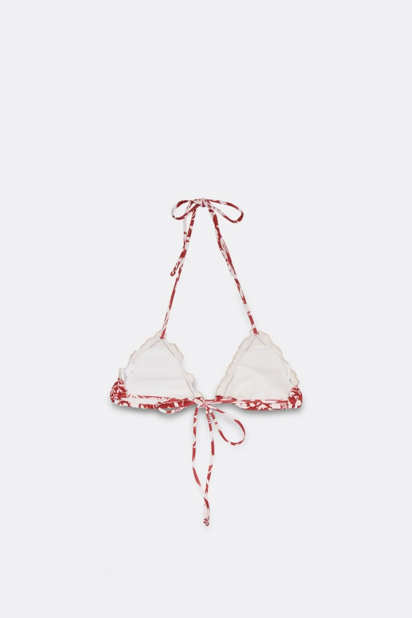 SAMUI Print Burnt Bikini Top