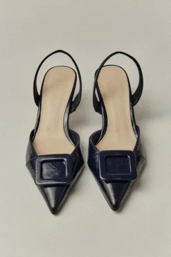 Stiletto NURIA Petite Patent Leather Navy
