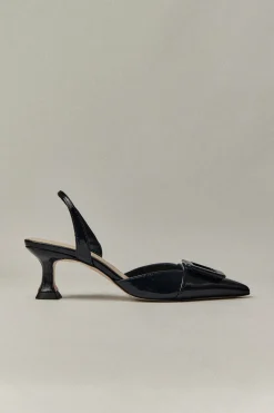 Stiletto NURIA Petite Patent Leather Navy