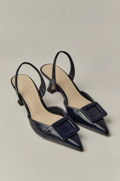 Stiletto NURIA Petite Patent Leather Navy