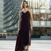 SWAN Burgundy Dress