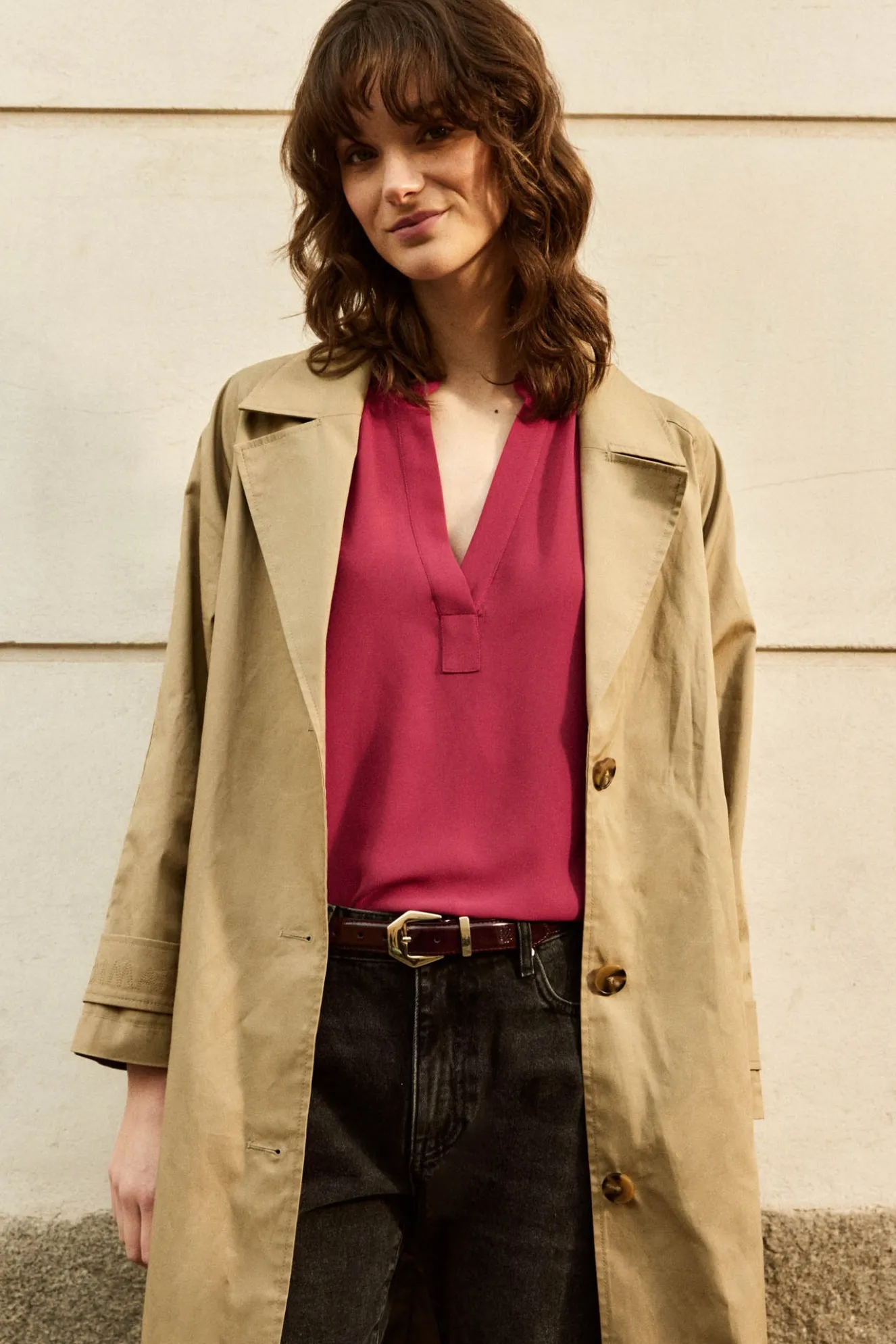 TÍBER Belt Charol Burgundy