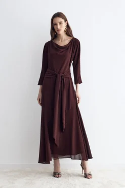 TERRE Burgundy Dress