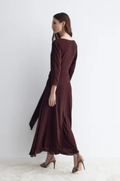TERRE Burgundy Dress
