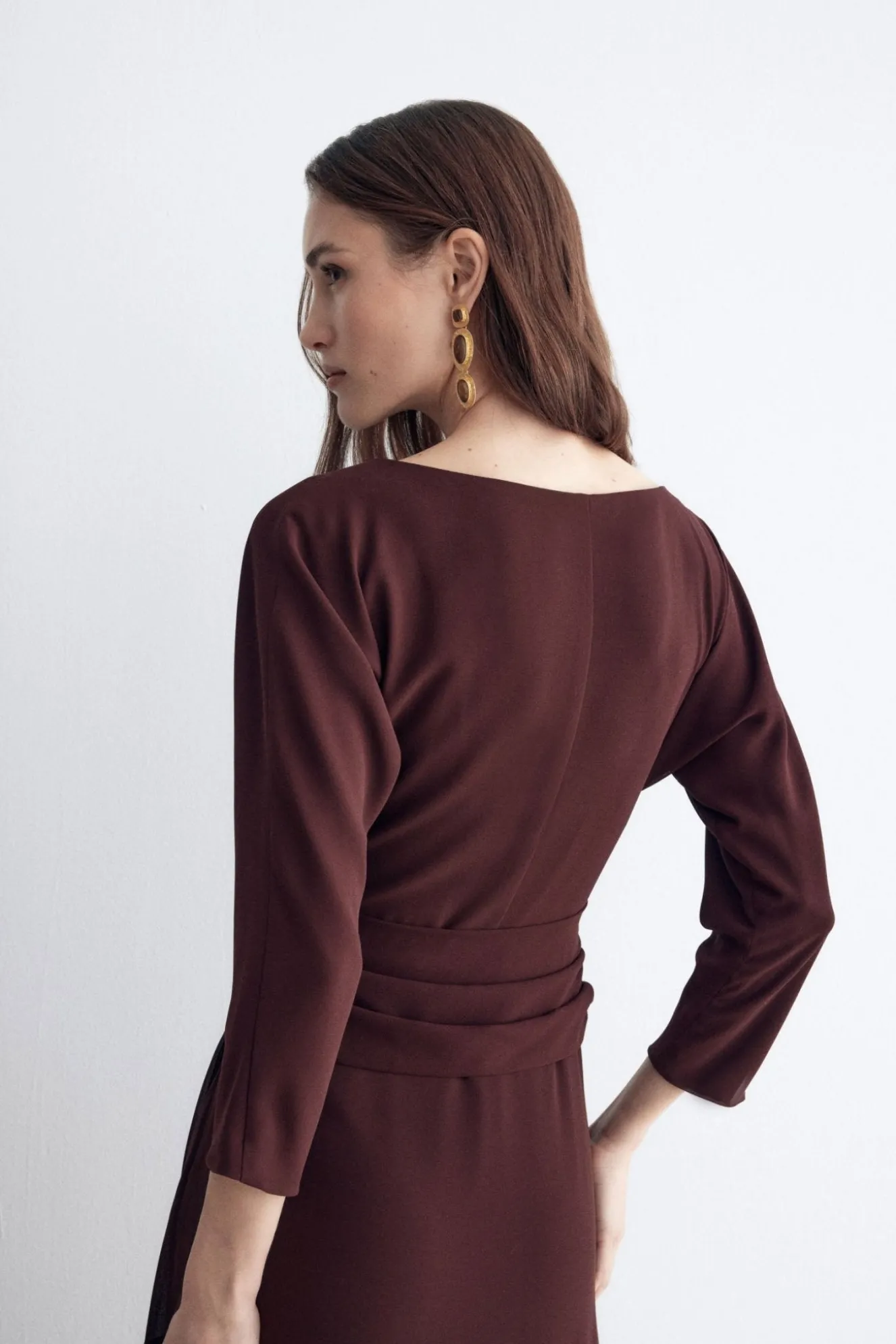 TERRE Burgundy Dress