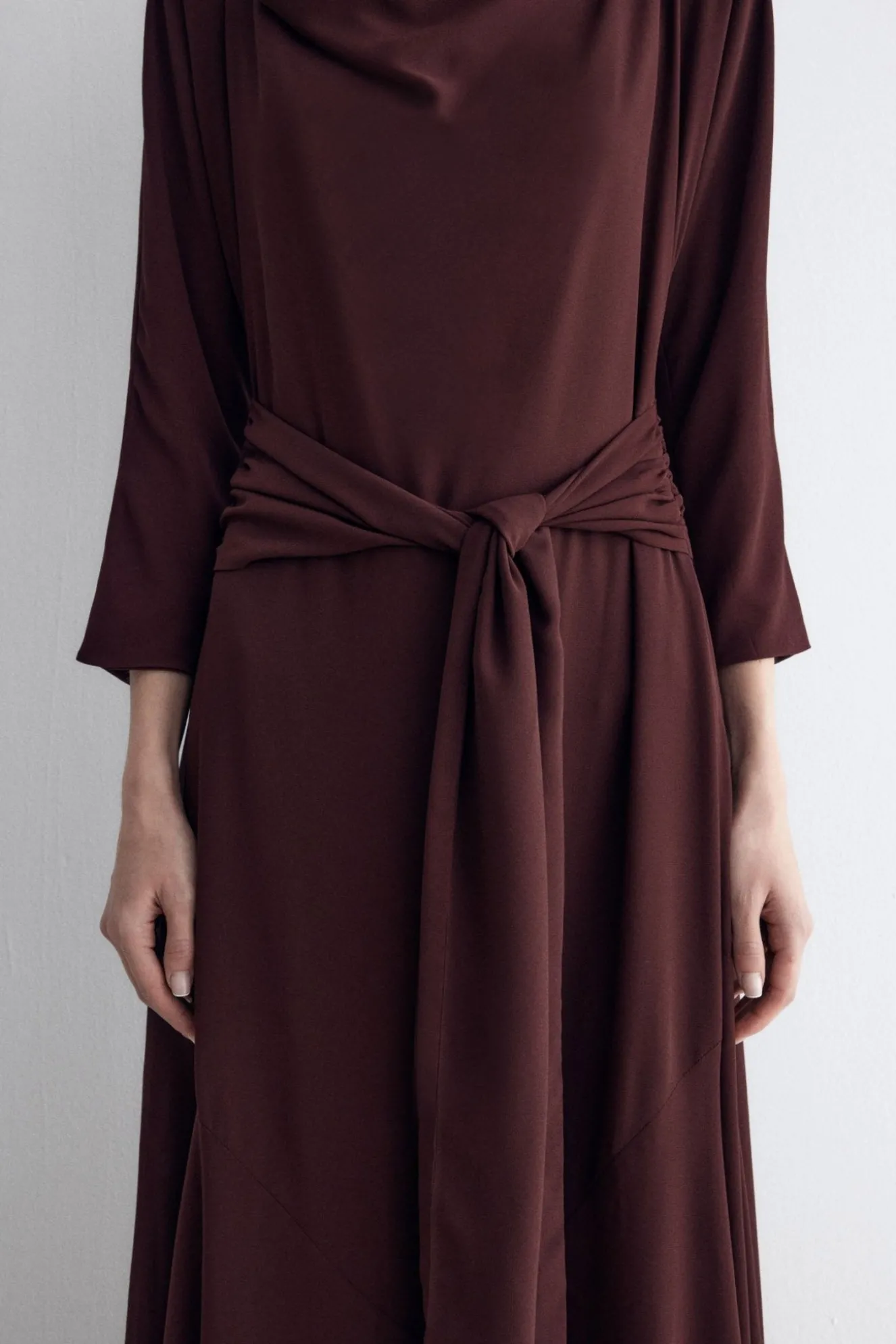 TERRE Burgundy Dress