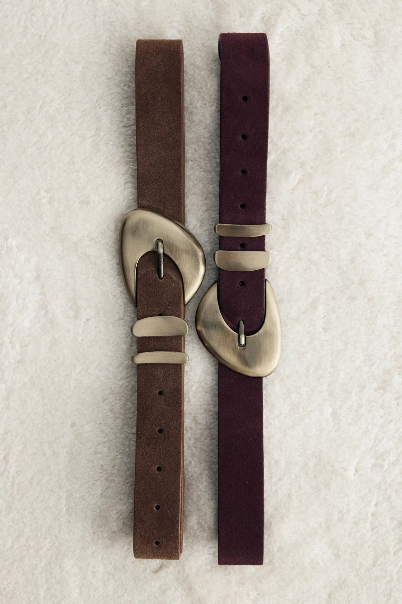 TEVERE Burgundy Belt