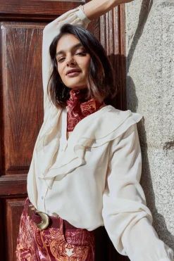 TEVERE Burgundy Belt