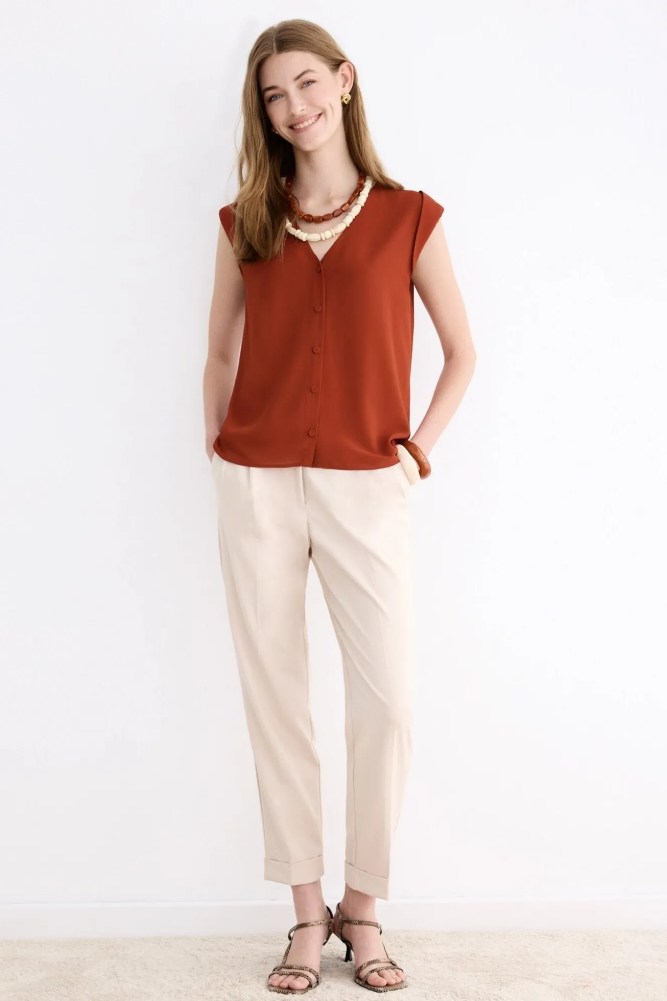 THEA Burnt Blouse