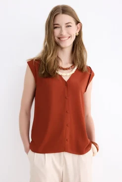 THEA Burnt Blouse
