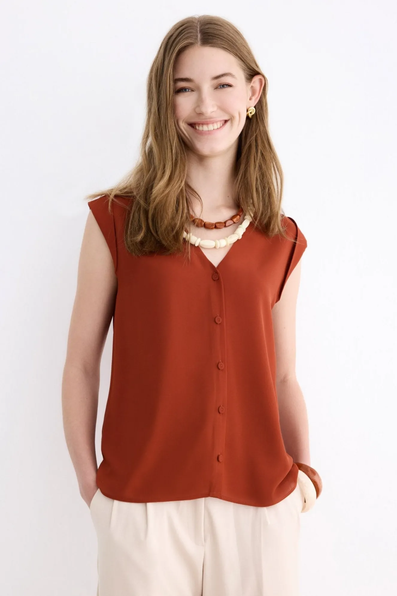 THEA Burnt Blouse