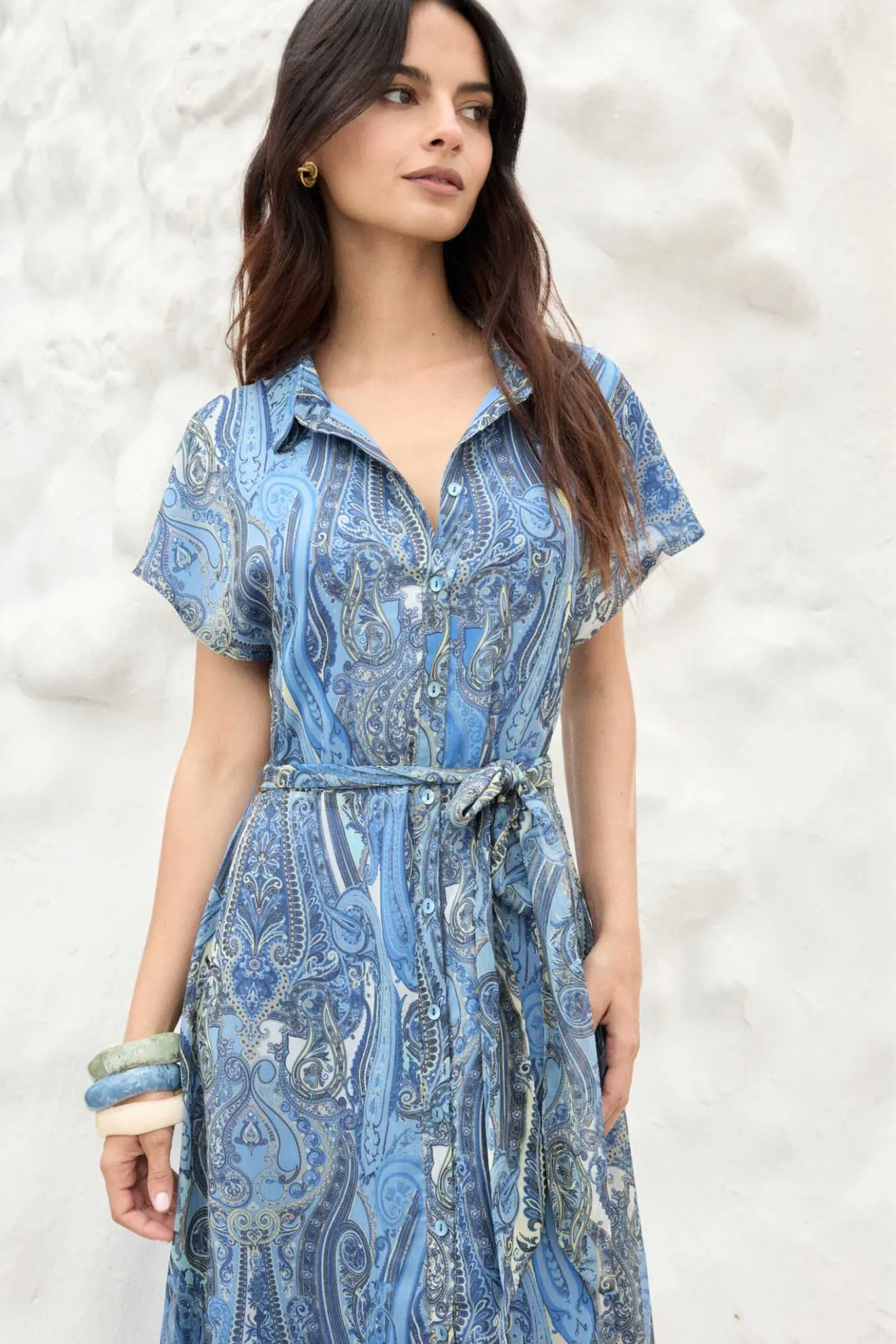 TIANA Print Blue Dress