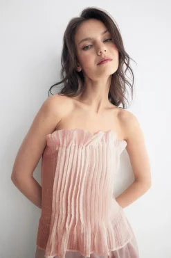 Top BARDOT Nude