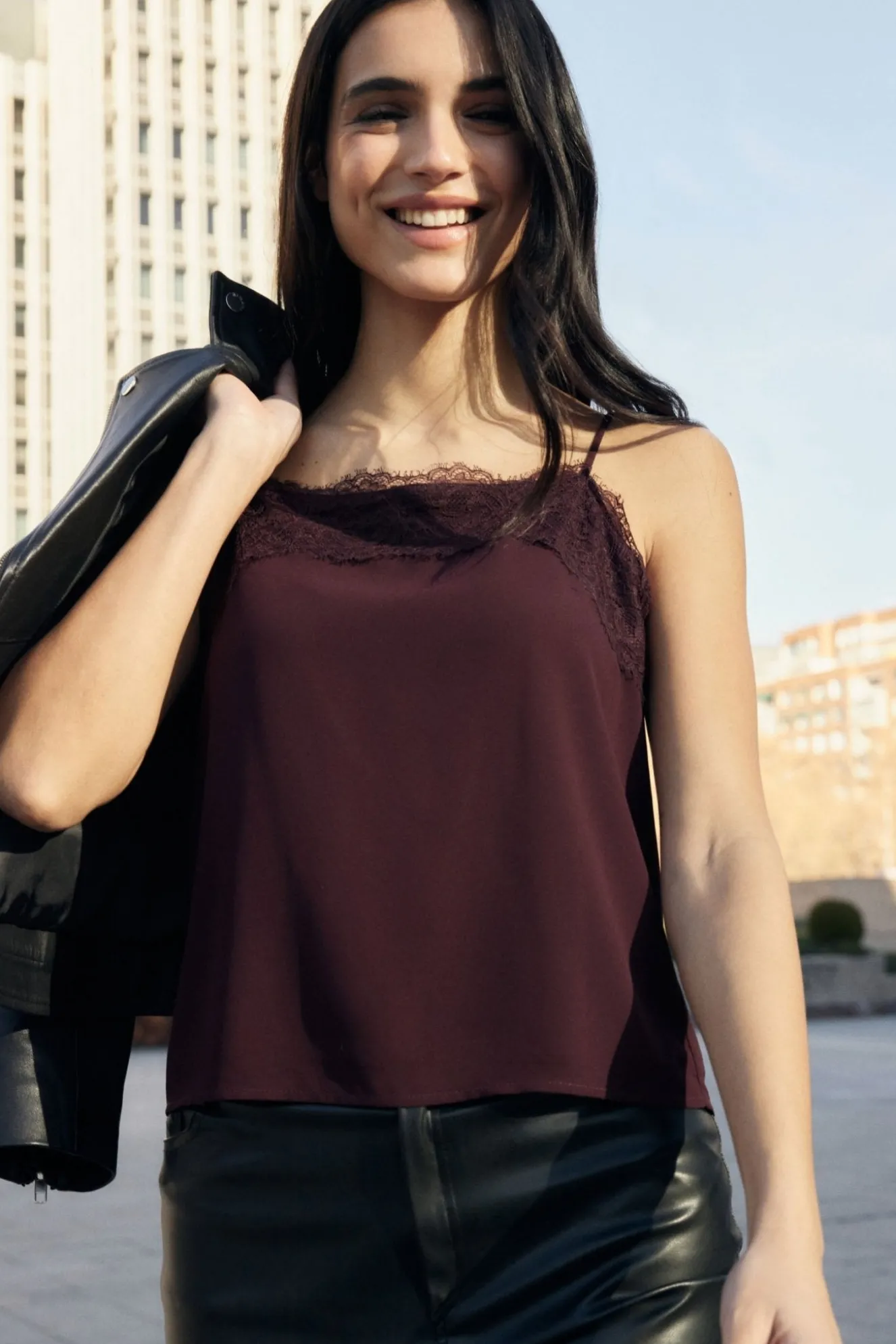 Top LIDO Burgundy