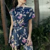Top ONNA Print Navy