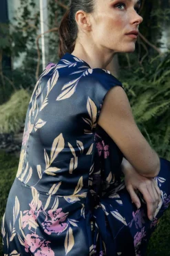 Top ONNA Print Navy