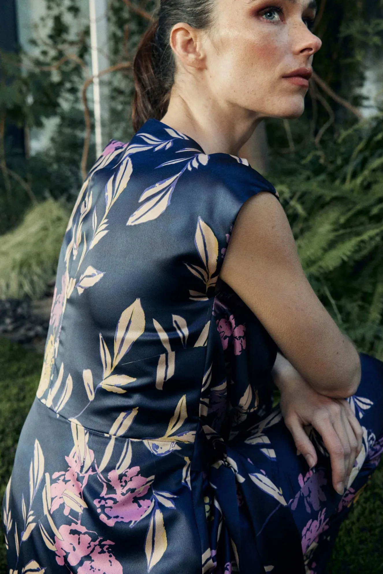 Top ONNA Print Navy