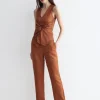TOPAZ Trousers Bronze