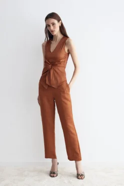 TOPAZ Trousers Bronze
