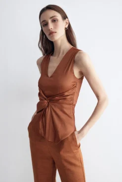 TOPAZ Trousers Bronze