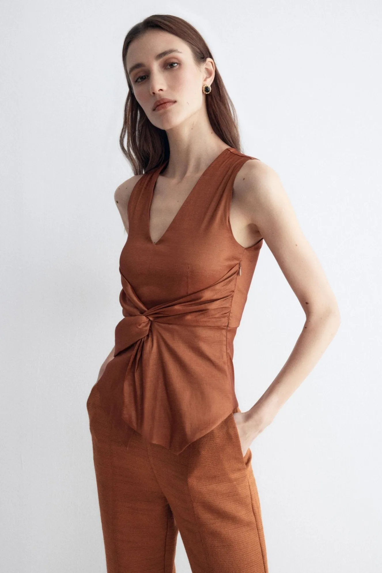 TOPAZ Trousers Bronze