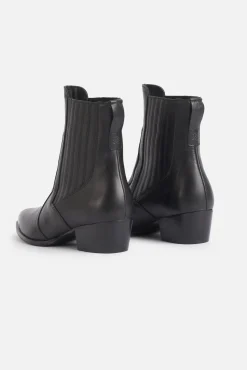 VALENTINA Ankle Boot Black Leather