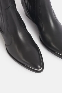 VALENTINA Ankle Boot Black Leather