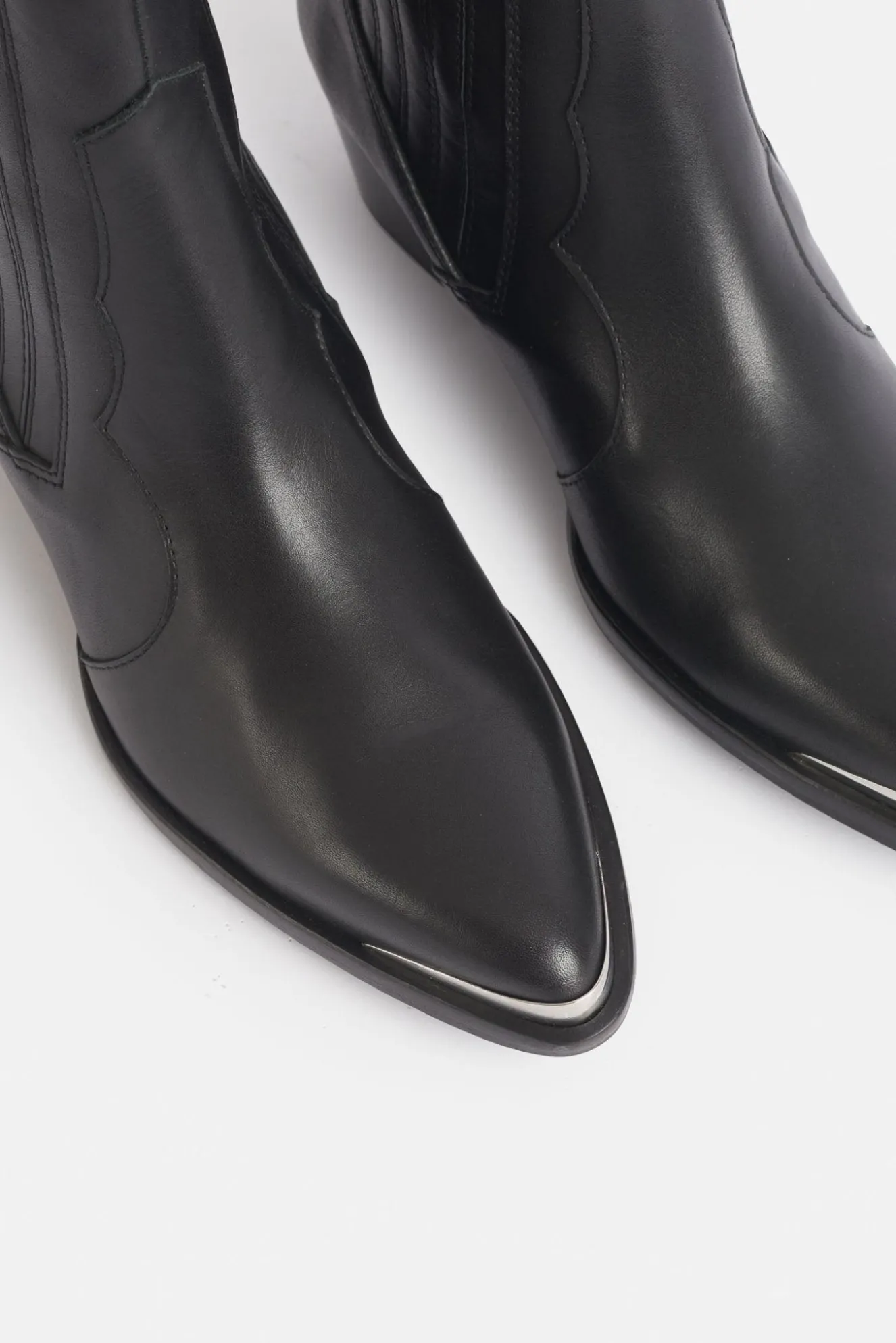 VALENTINA Ankle Boot Black Leather