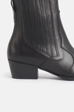 VALENTINA Ankle Boot Black Leather