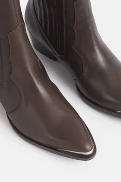 VALENTINA Ankle Boot Brown Leather