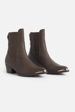 VALENTINA Ankle Boot Brown Leather