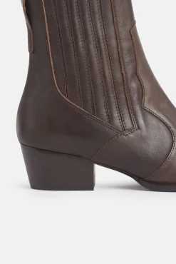 VALENTINA Ankle Boot Brown Leather