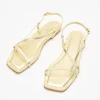 VICTORIA Gold Sandal