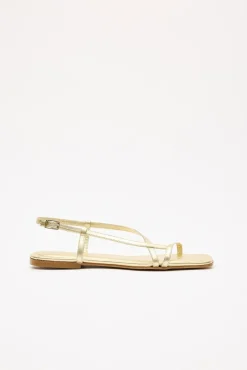 VICTORIA Gold Sandal