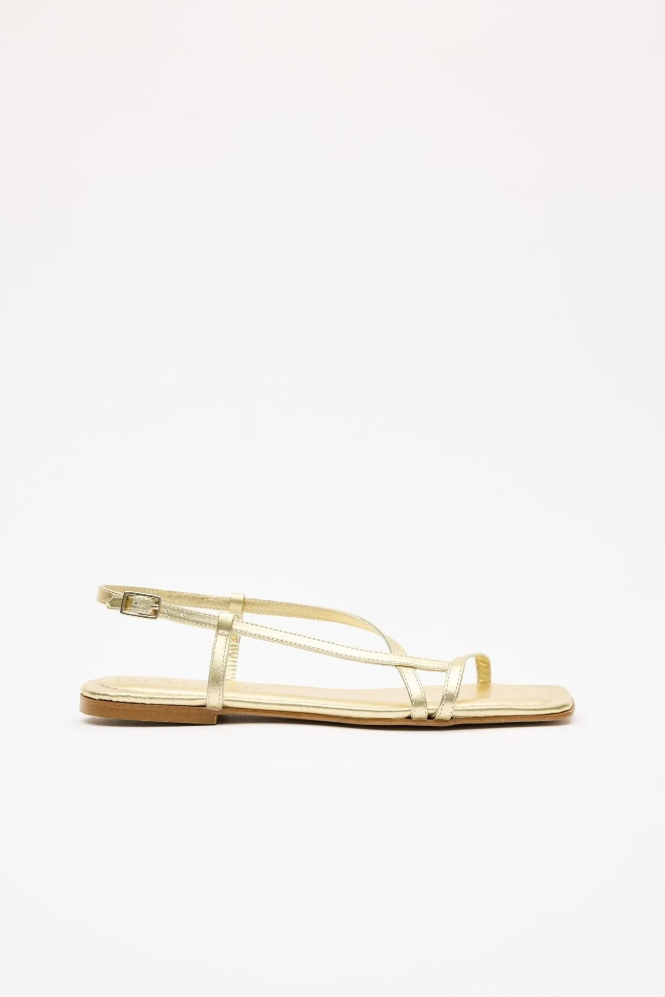 VICTORIA Gold Sandal