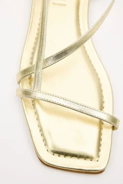 VICTORIA Gold Sandal