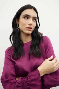 VIOLETTE Blouse Grape