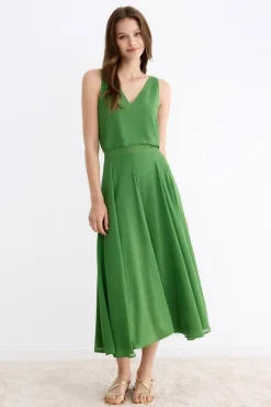 WAVE Green Forest Skirt