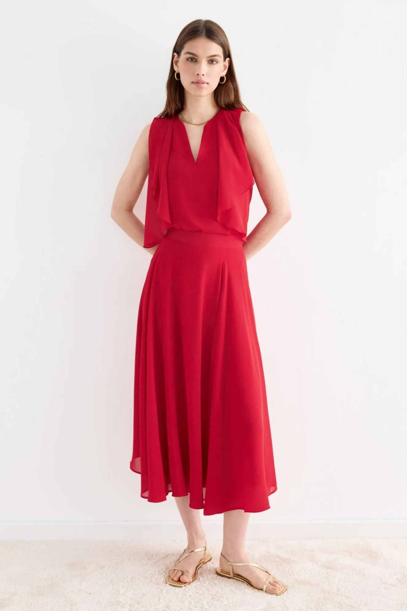 WAVE Red Skirt
