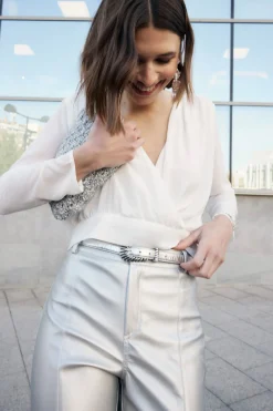 WHITBY Trousers Silver