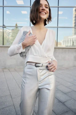 WHITBY Trousers Silver