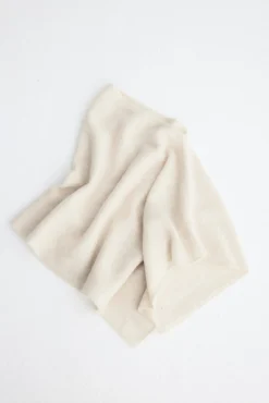 White MOHAIR Poncho for Women - BIMANI