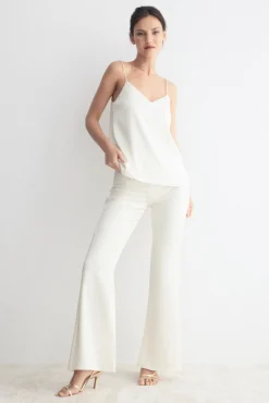 ZAFIRO Cream Pants