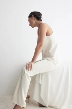 ZAFIRO Cream Pants